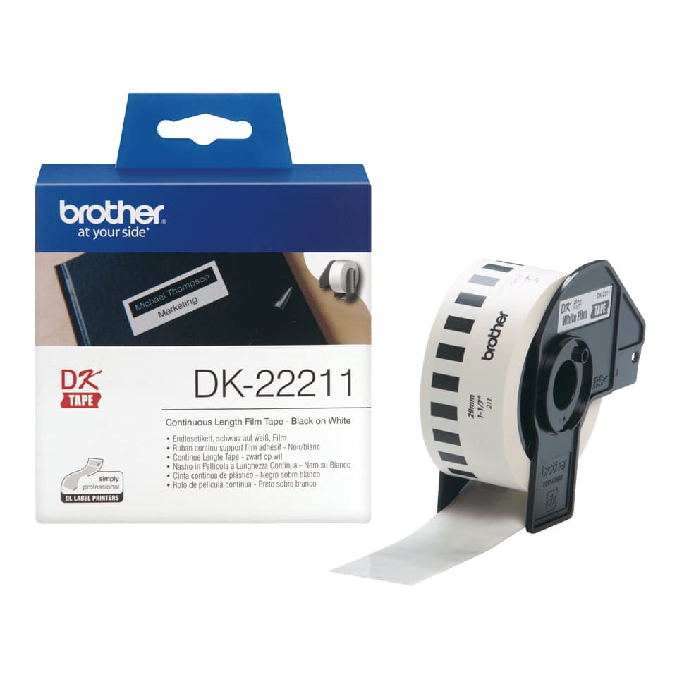 Brother Brother DK22211 White Roll BDK22211