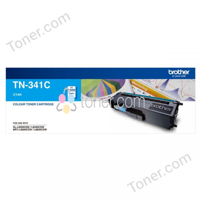 Brother Brother TN341 Cyan Toner Cart BN341C