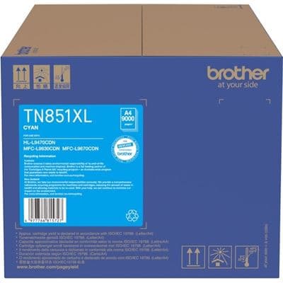 Brother Brother TN851XLC Cyan Toner BN851XLC