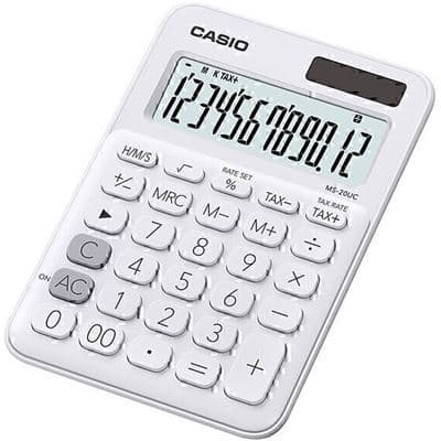 Casio Casio MS20UCWE Calcultor White CASMS20UCWEBP