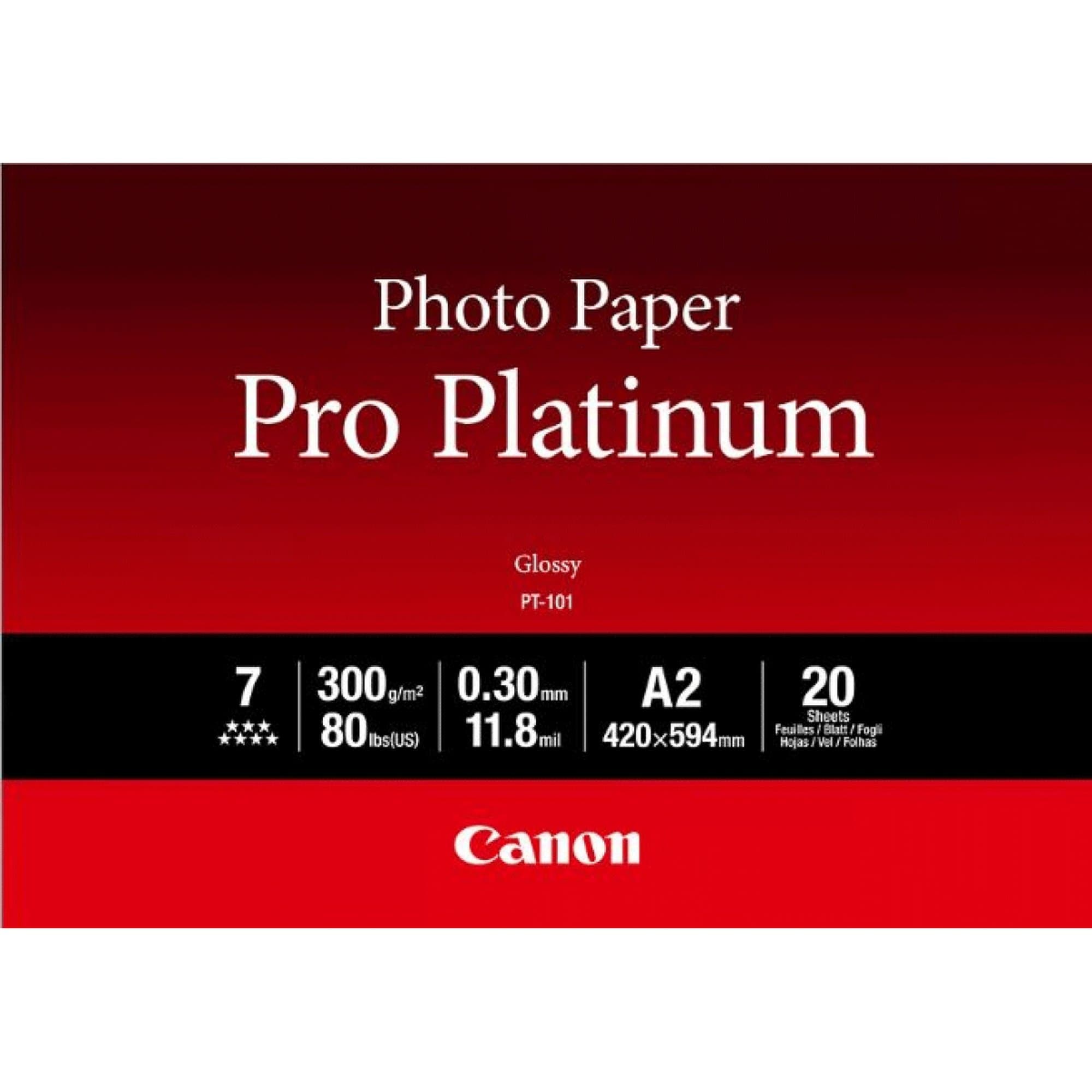 Canon Canon A2 Pro Platinum 20pk CPT101A220
