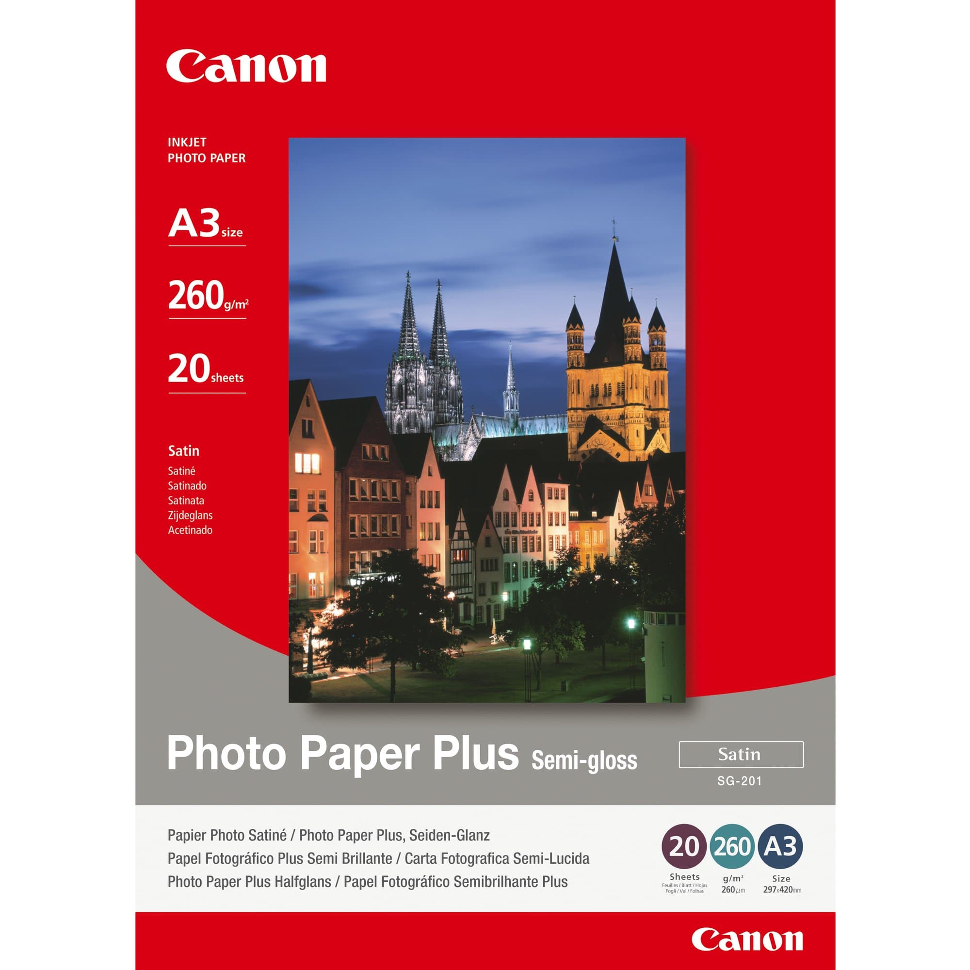 Canon Canon A3 Semi Gloss Photopaper CSG201A3