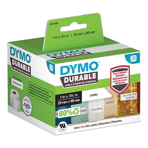 Dymo Dymo LW 25mm x 89mm labels DY1933081