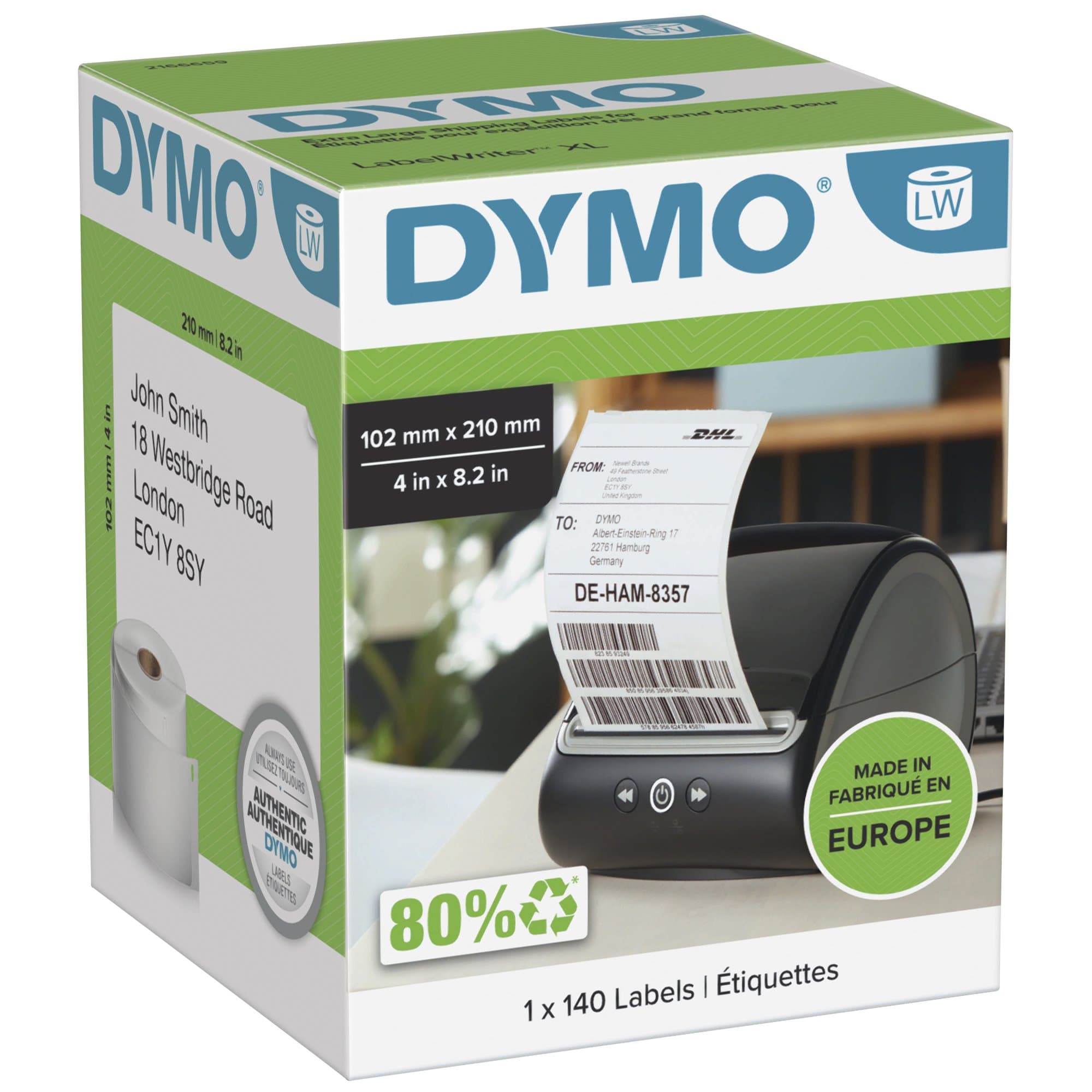 Dymo Dymo LW Labels DHL 102X210mm DY2166659