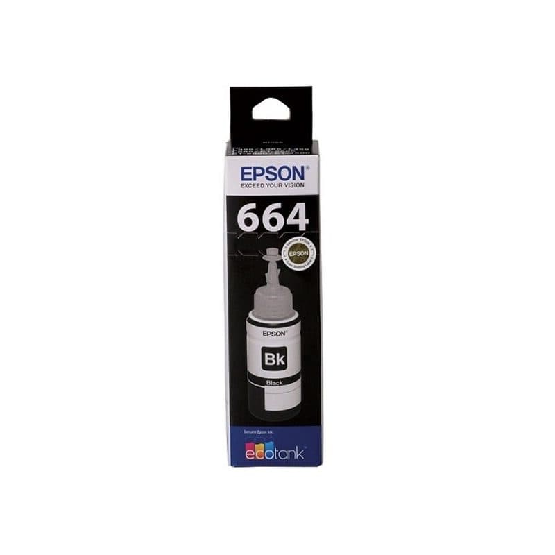 Epson Epson T664 Blk Eco Tank Ink E6641