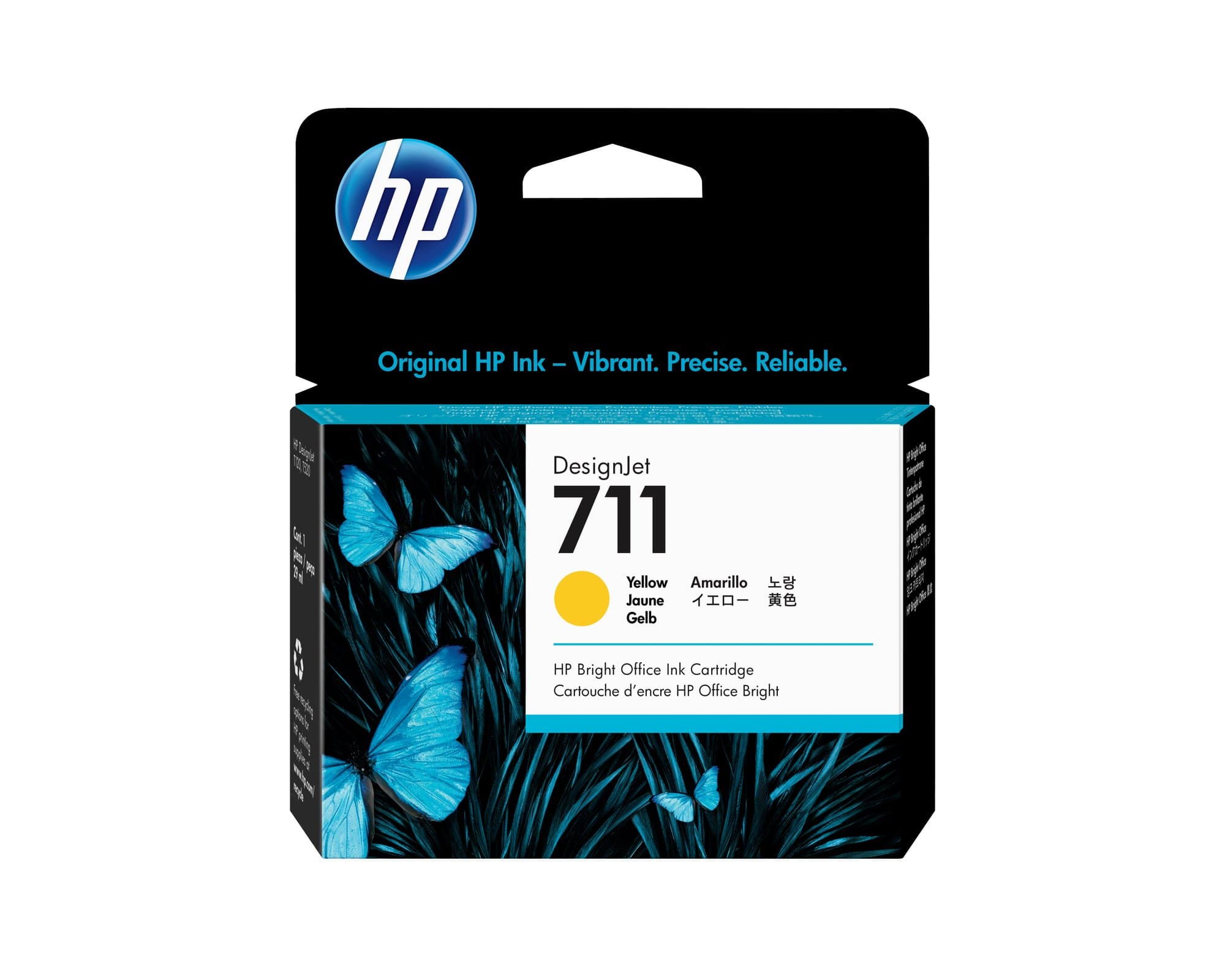 HP HP #711 29ml Yellow Ink CZ132A HI711Y