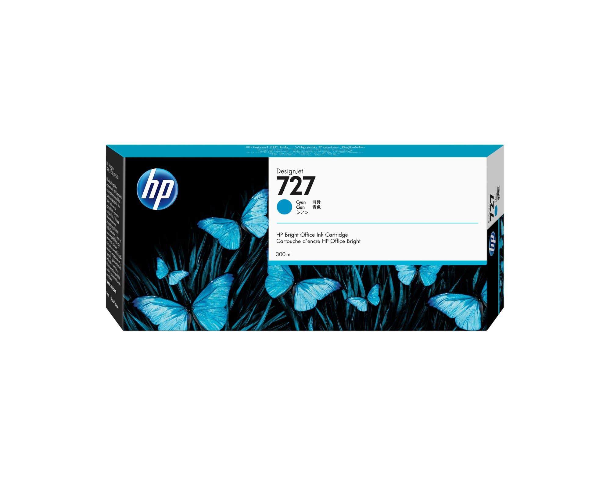 HP HP 727 300ml Cyan Ink # F9J76A HI727300C