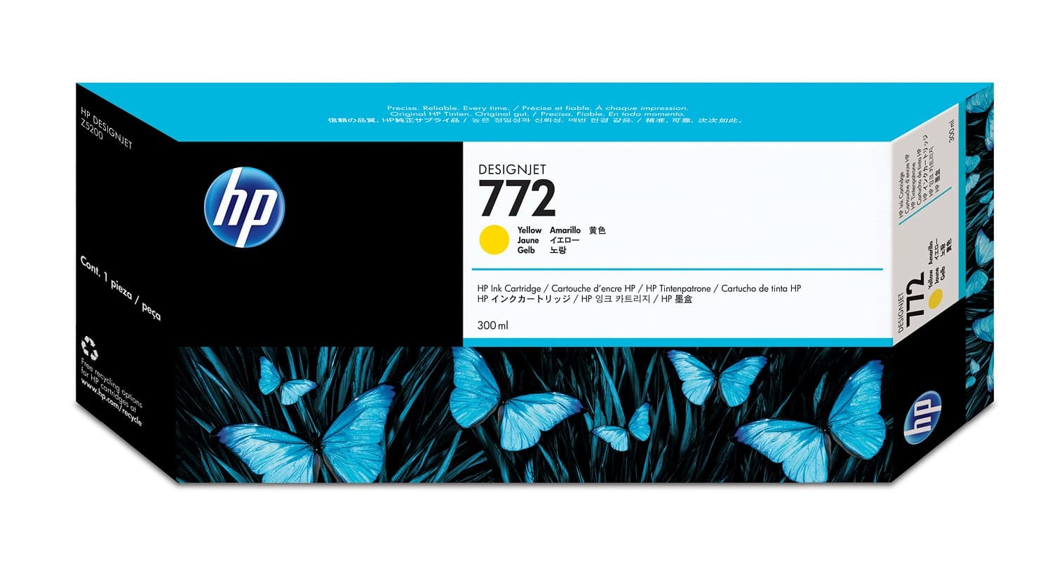 HP HP #772 300ml Yell Ink CN630A HI772Y