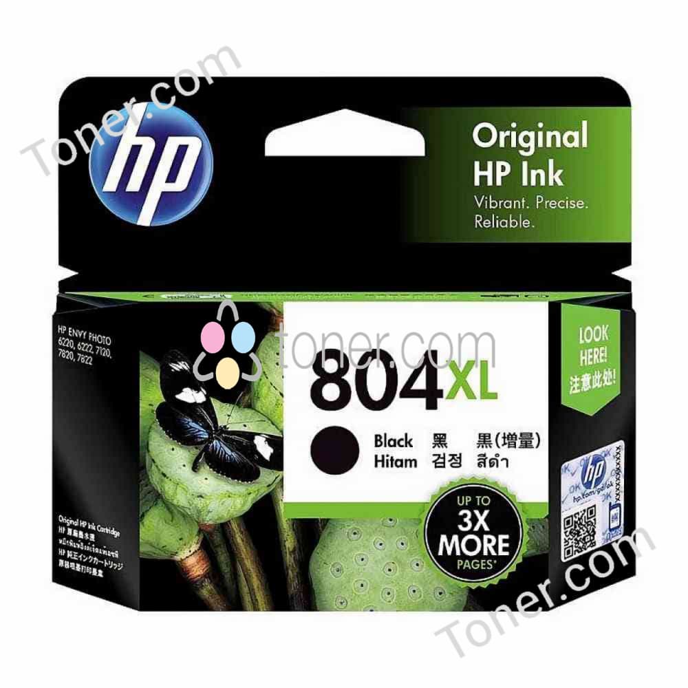 HP HP #804XL Black Ink T6N12AA HI804BXL