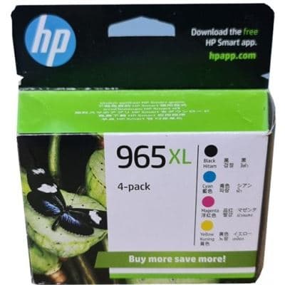 HP HP 965XL CMYK Ink Cartridge HI965XLPK4