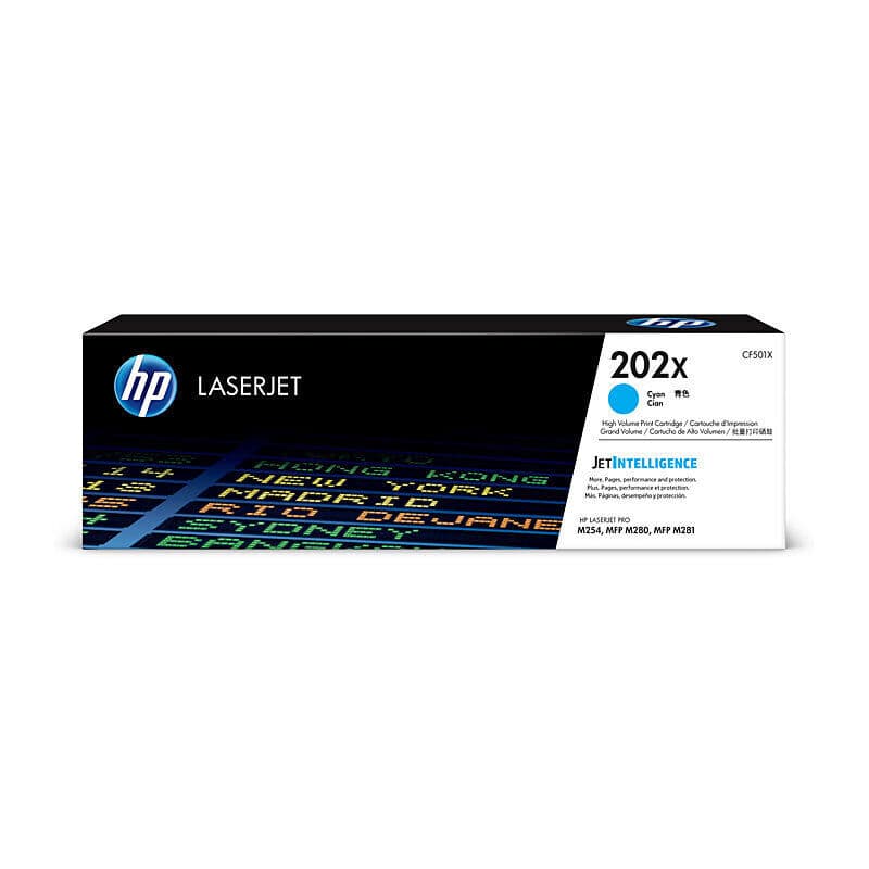 HP HP #202X Cyan Toner CF501X HT202CX