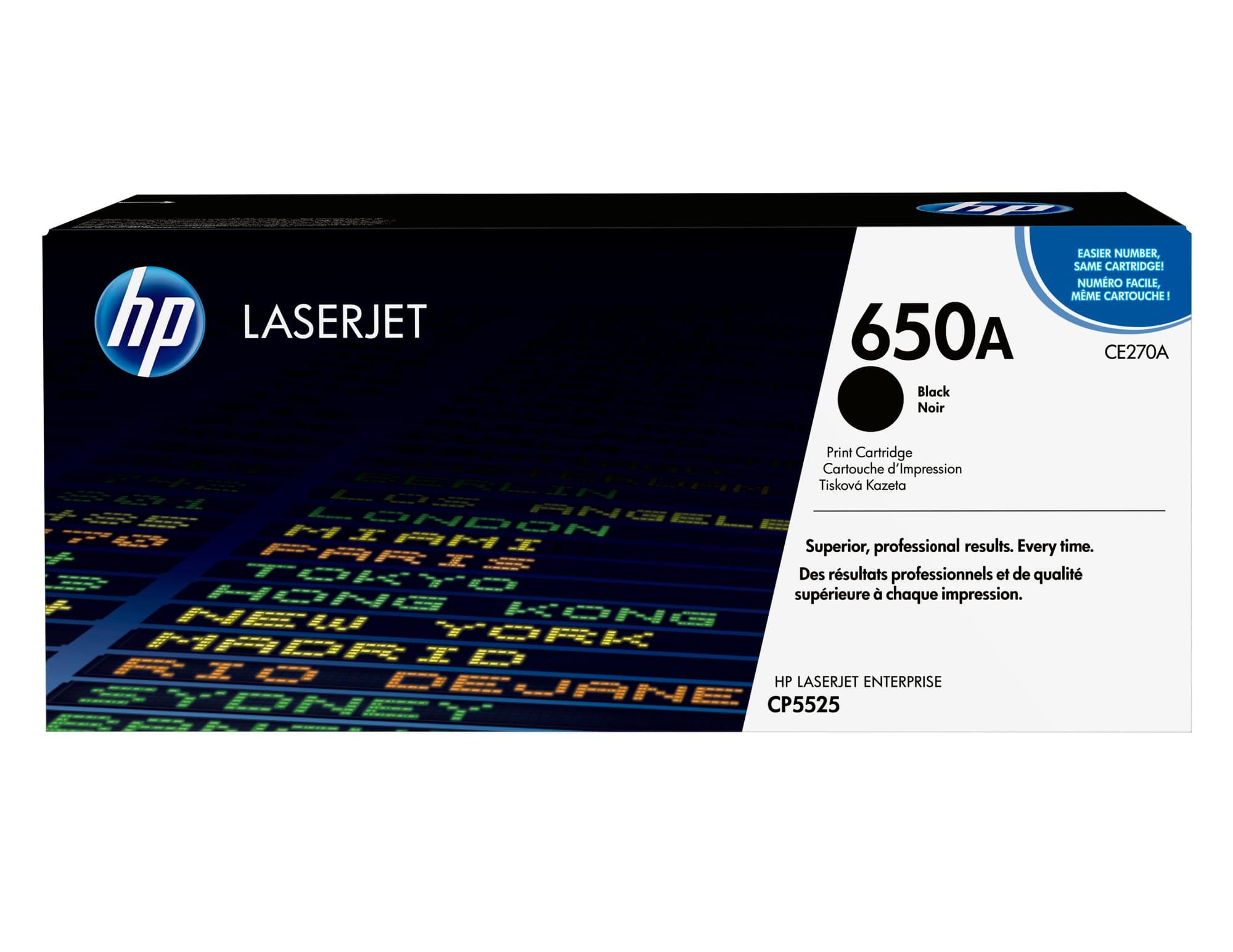 HP HP #650A Black Toner CE270A HT270