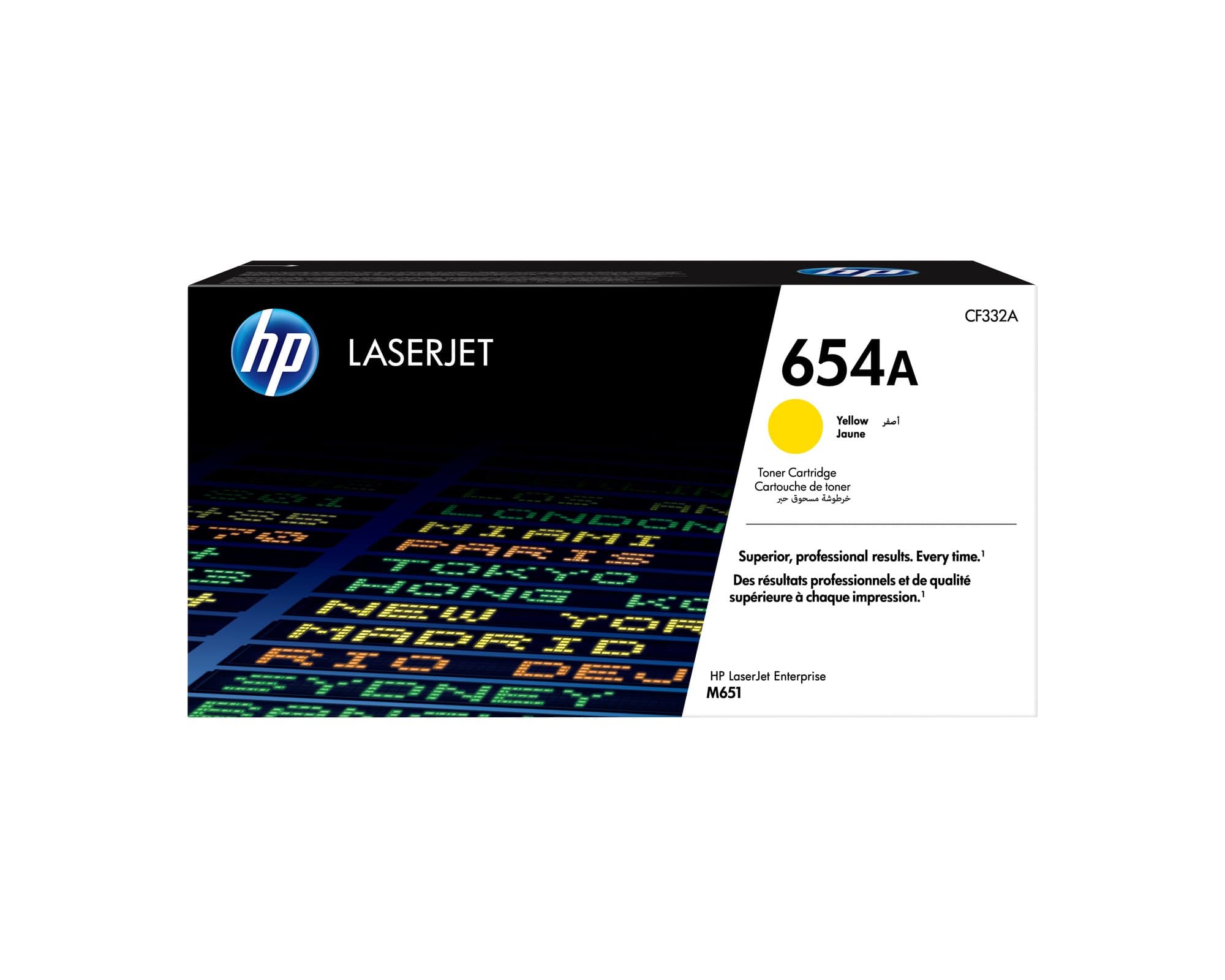 HP HP LasJet 654A YellCart CF332A HT654Y