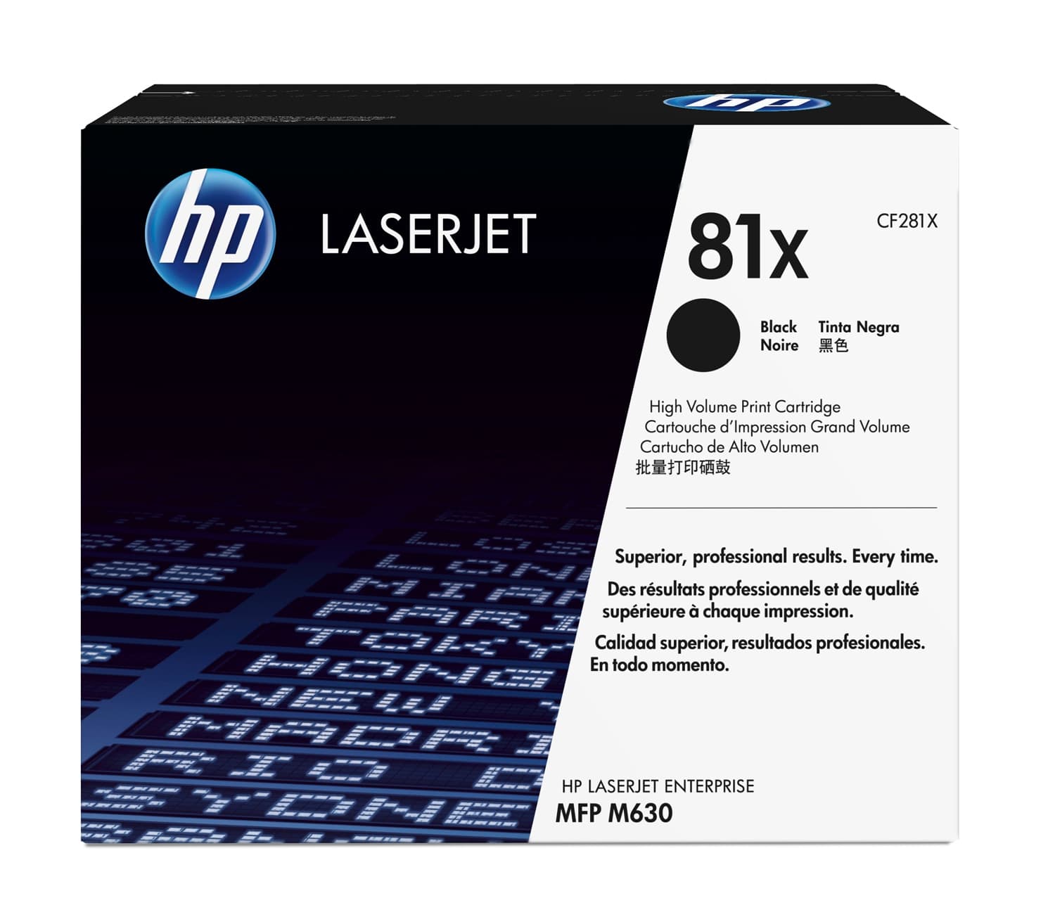 HP HP #81X Black Toner CF281X HT81X