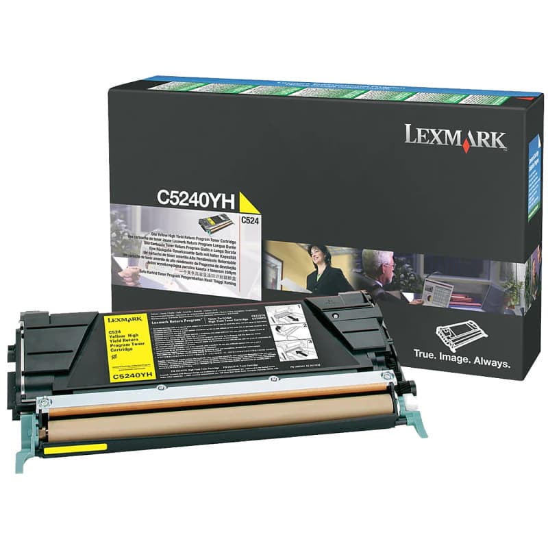 Lexmark Lexm C5240YH Yell Pre HY Cart LX5240YH