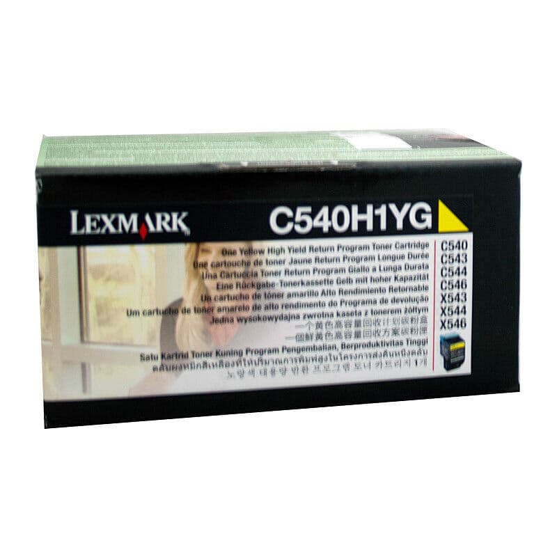 Lexmark Lexm C540H1YG Yellow Toner LX540H1YG