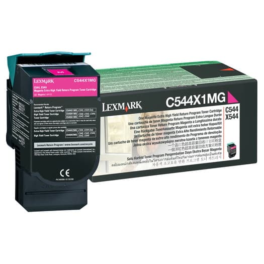 Lexmark Lexm C544X1MG Magenta Toner LX544X1MG