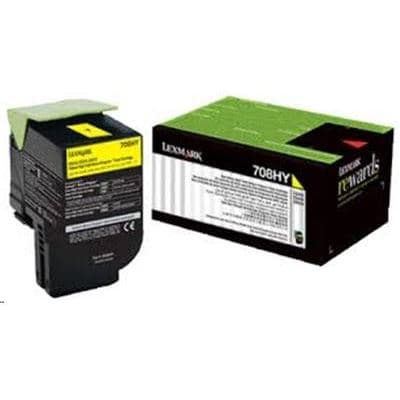 Lexmark Lexm 708HY HY Yellow Toner LX708HY