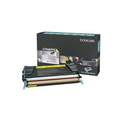Lexmark Lexm C734 Yellow Toner Cart LX734A1YG