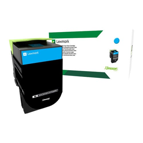 Lexmark Lexm 808SC Std Cyan Toner LX808SC