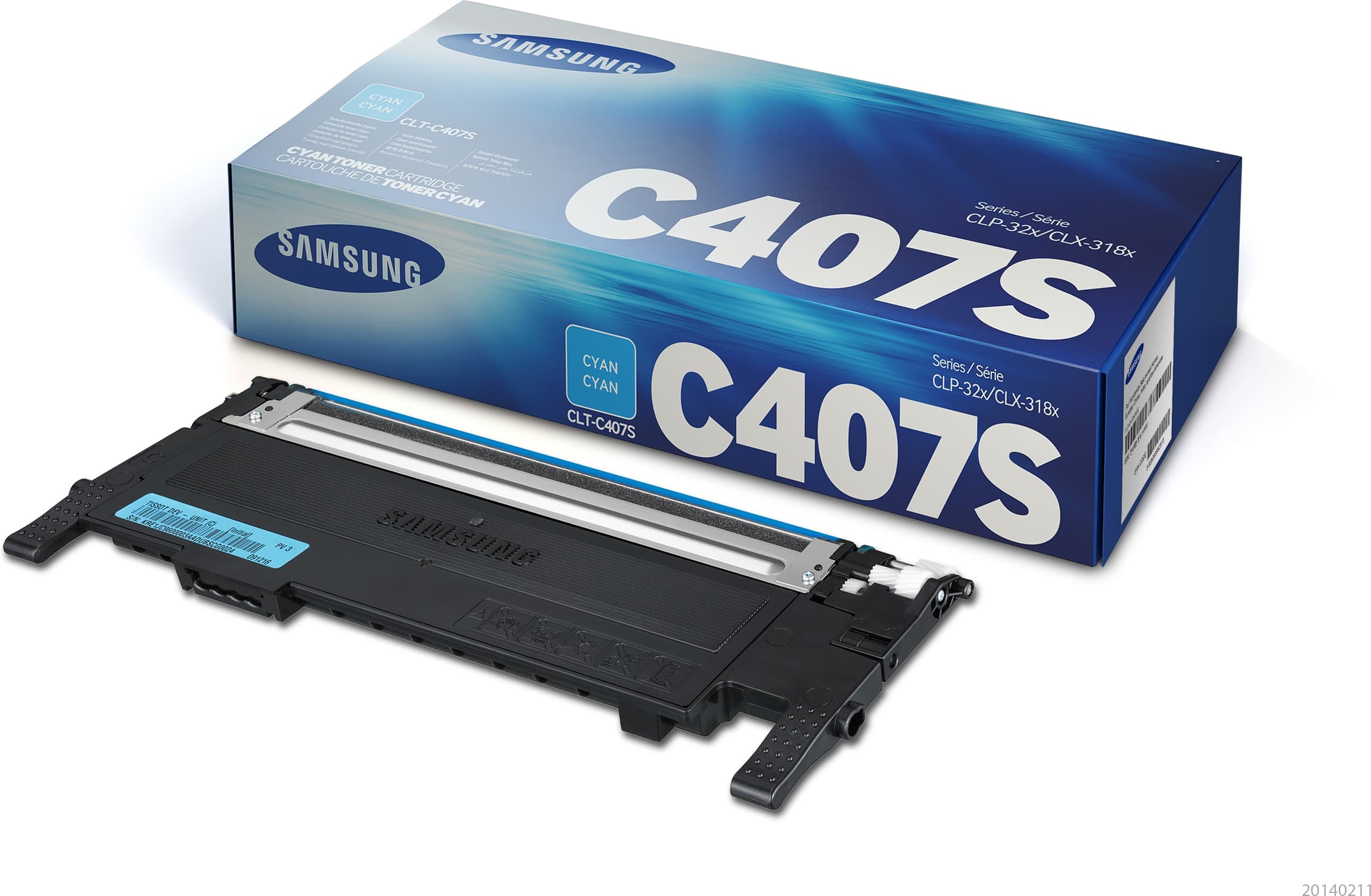 Samsung Samsung CLTC407S Cyan Toner SAM407C
