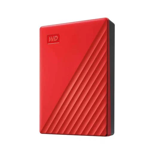 WD WD My Passport 4TB USB 3.2 Gen 1 External HDD Red WDBPKJ0040BRD-WESN