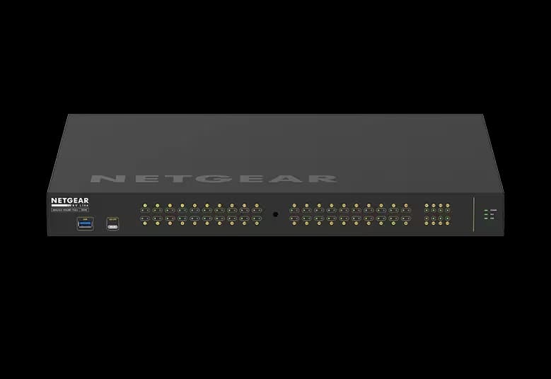 Netgear Netgear Av Line M4250-40G8F-POE+ 40X1G POE+ 480W and 8XSFP Managed Switch (GSM4248P) GSM4248P-100AJS