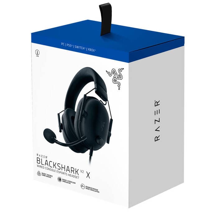 Razer Razer Blackshark V2 X for Playstation - Wired Console Esports Headset - Black - Eu + Anz Packaging RZ04-03241000-R3G1