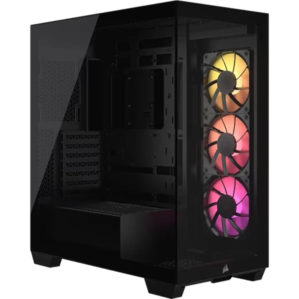 Corsair Corsair 3500X ARGB Tempered Glass Mid-Tower PC Case Black CC-9011278-WW