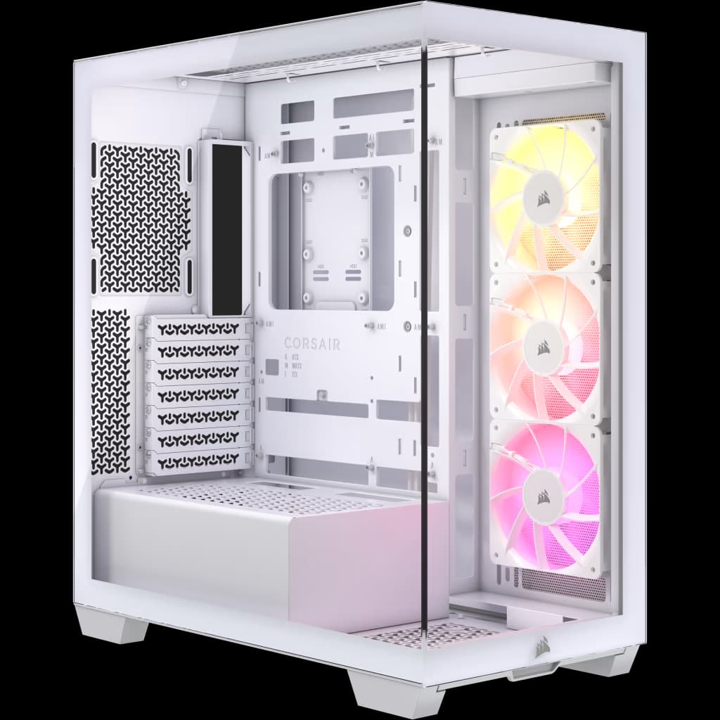Corsair Corsair 3500X ARGB Tempered Glass Mid-Tower PC Case White CC-9011279-WW