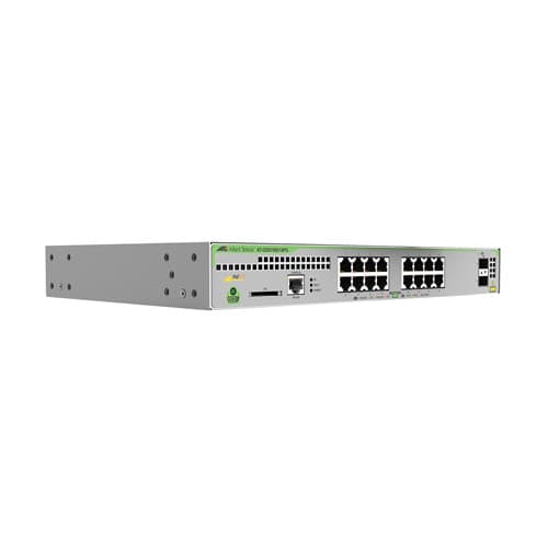 Allied Telesis Allied Telesis GS970M/18PS-R-40 L3 Giga Lite Managed Switch, 16X 10/100/1000T POE+, 2X 100/1000X SFP, Rackmount Kit Included, Au Power Cord AT-GS970M/18PS-R-40