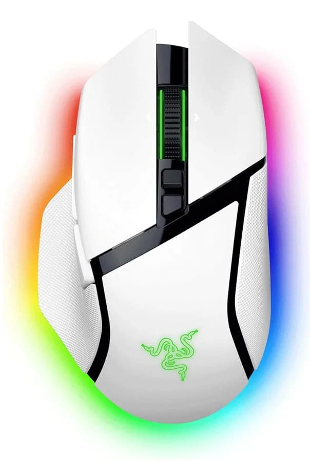 Razer Razer Basilisk V3 Pro 35K - Ergonomic Wireless Gaming Mouse - White Edition RZ01-05240200-R3A1