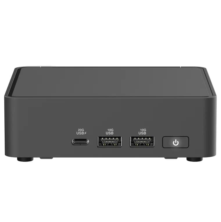 Asus ASUS NUC 15 Pro Slim Barebones Kit Intel Core U5-225H 28W 2 X So-Dimm Slot 1 X M.2 Slot WIFI 7 BE201 Bluetooth with Power Cord 90AR00R2-M001D0