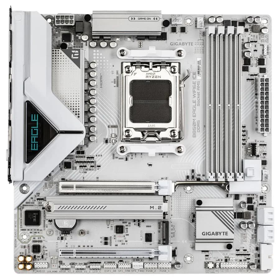 Gigabyte Gigabyte B850M Eagle WF6E Ice Motherboard B850M EAGLE WF6E ICE