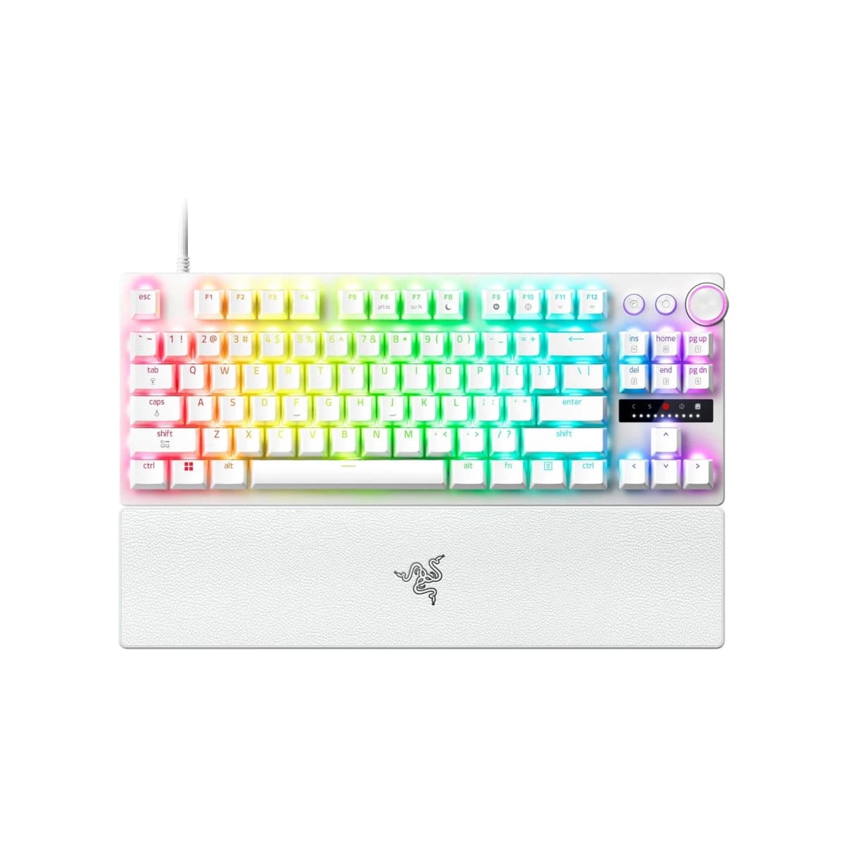 Razer Razer Huntsman V3 Pro Tenkeyless 8KHZ - Analog Optical Esports Keyboard - White Edition - Us Layout - Frml RZ03-05521000-R3M1