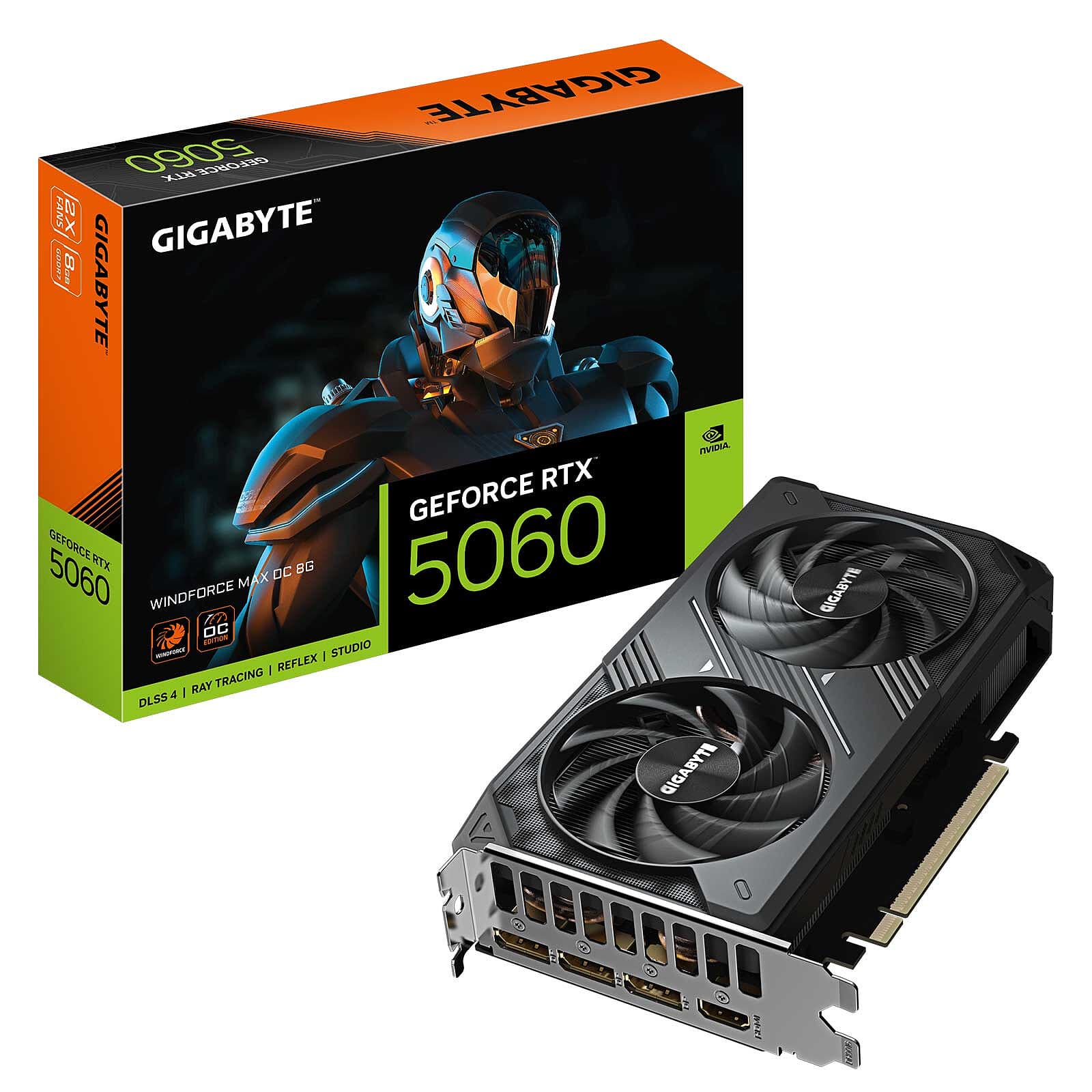 Gigabyte Gigabyte Gv-N5060WF2MAX Oc-8GD Graphics Card GV-N5060WF2MAX OC-8GD