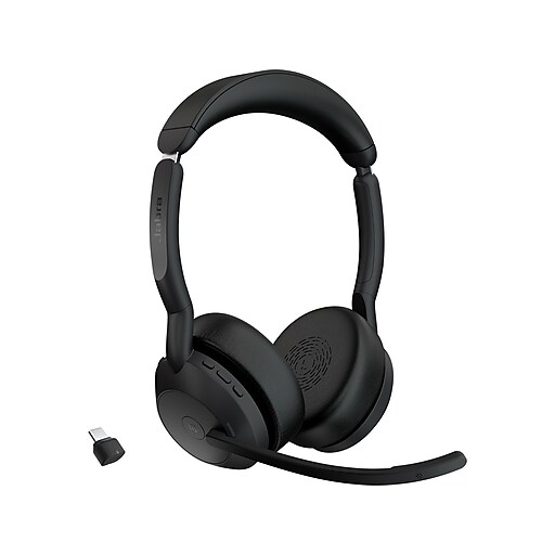 Evolve2 55 Stereo Wireless (Bluetooth) Headset MS USB-C Link 380 Jabra — view 2