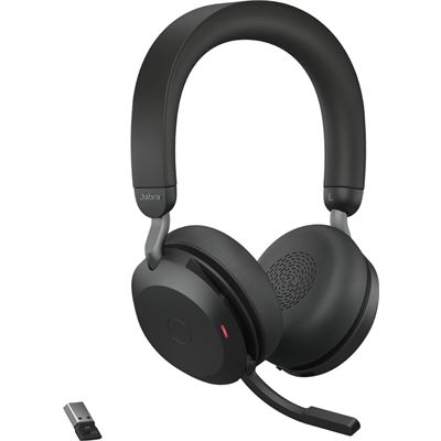 Evolve2 75 Bluetooth Stereo Headset with Charging Stand USB-A UC Jabra — view 2