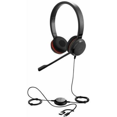 Evolve 30 II Stereo Wired (3.5mm USB-C USB-A) Headset MS Jabra — view 2