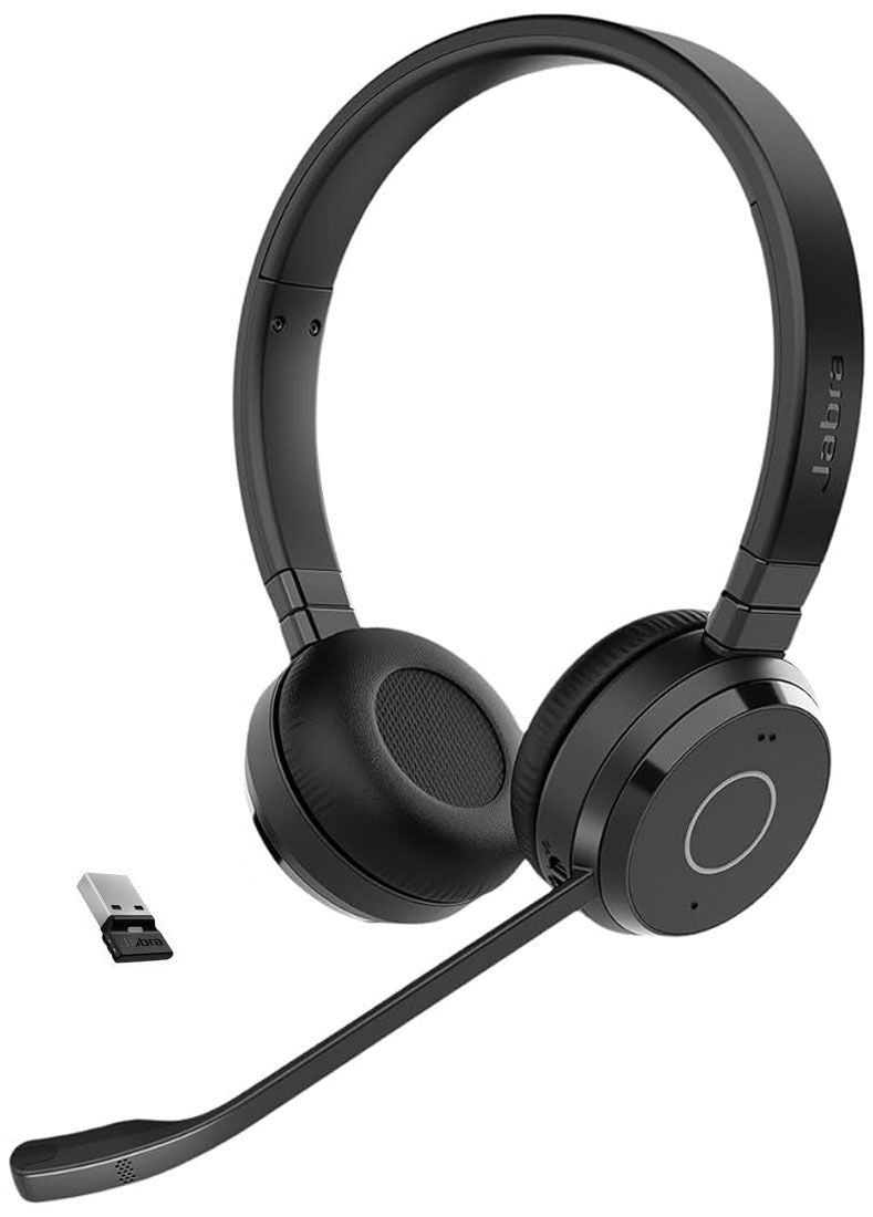 Evolve 65 TE Wireless (Bluetooth) Stereo Headset MS USB-A Jabra — view 2