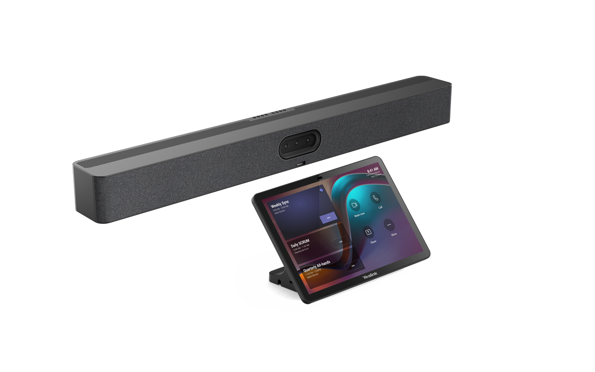 Yealink A50-031 All-in-one Collaboration Bar for medium/large rooms includes touch console Yealink — view 2