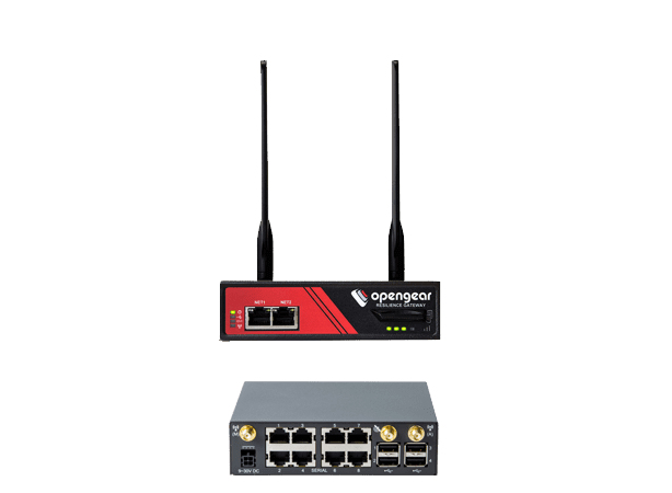 Opengear ACM7008-2-LMP Resilience Gateway 8 serial 2 GbE 4G LTE 2 DIO 2 output ports Opengear — view 2