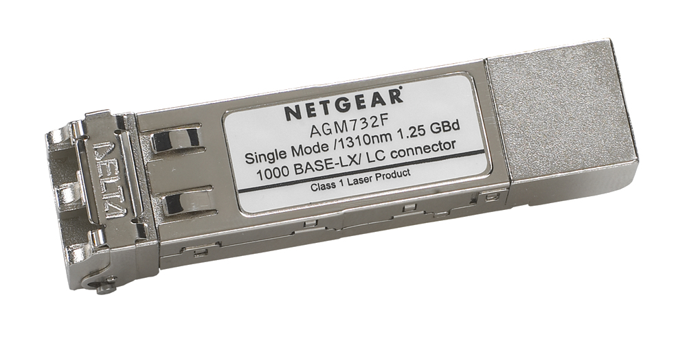 NETGEAR AGM732F 1000Base-LX Singlemode SFP Module LC duplex connector NETGEAR — view 2