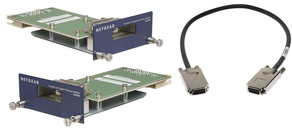 NETGEAR AX742 AX742 ProSafe 24 Gigabit Stacking Kit NETGEAR — view 2