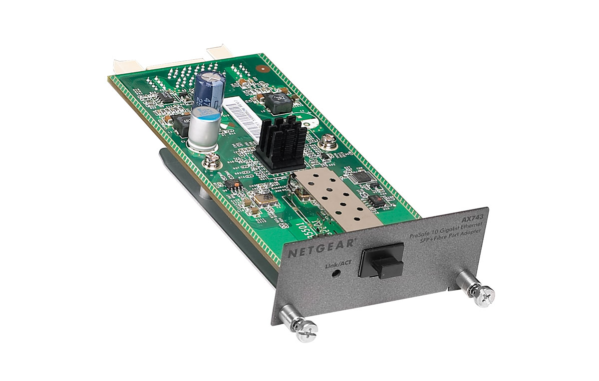 NETGEAR AX743-10000S 10 Gigabit Ethernet Adapter Module for SFP+ NETGEAR — view 2
