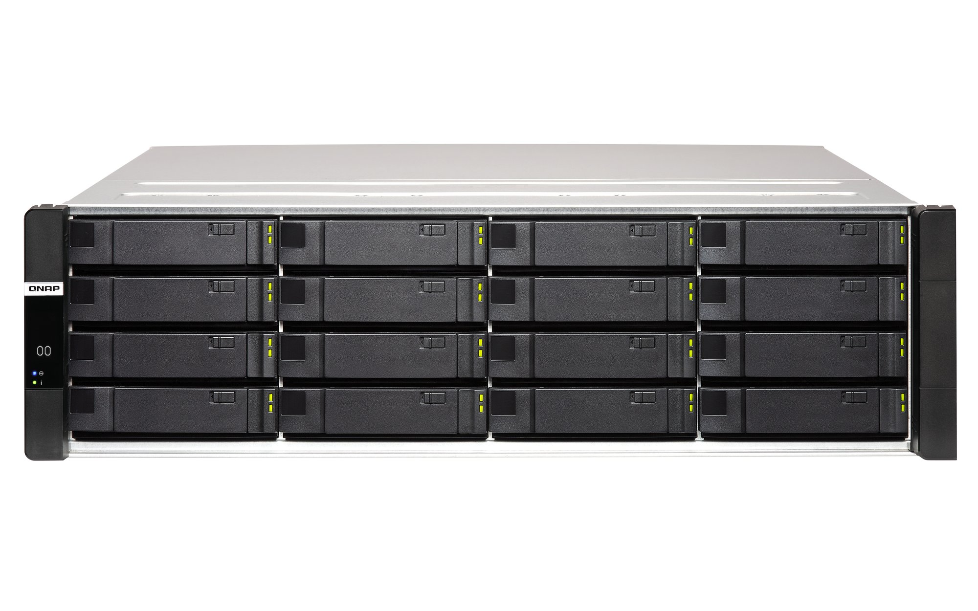 QNAP ES1686DC-2142IT-128G 16-Bay Enterprise ZFS NAS 2.5/3.5 in. SAS 12G/6G Xeon D-2142IT CPU QNAP — view 2