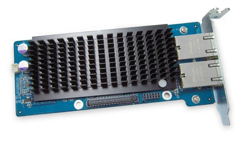 QNAP LAN-10G2T-U Dual-port 10Gbase-T network expansion card for TS-879U-RP TS-1279U-RP TS-EC879U-RP TS-EC1279U-RP TS-1679U-RP TS-EC1679U-RP TVS-1271U QNAP — view 1