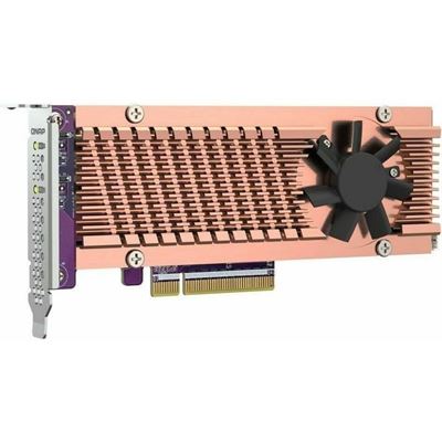 Dual M.2 PCIe SSD expansion card for NAS PC or Server QNAP — view 2