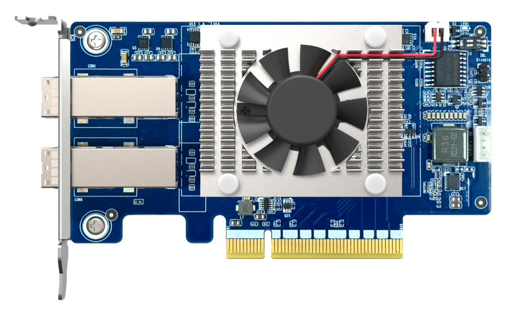 QNAP QXP-830S-3808 2-port miniSAS HD host bus adapter QNAP — view 2