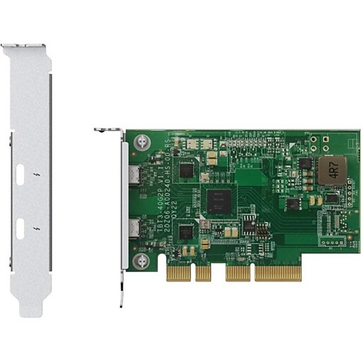 Dual-port Thunderbolt 3 expansion card QNAP — view 2